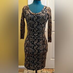 Tracy Reese Women’s Snake Skin Print Dress